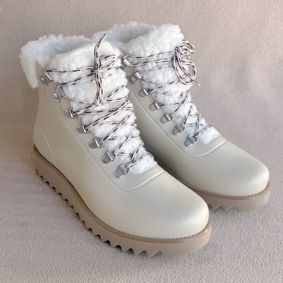 Bernardo Shoes - Anthropologie Bernardo Wiley Rain Lace-Up Boots women’s 8 & 9-boho-bohemian-NEW